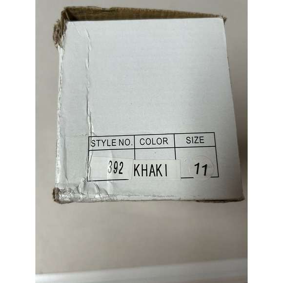 Eve Buckle Sandal Slides Low Heel Khaki Color Size 11 - Picture 13 of 13